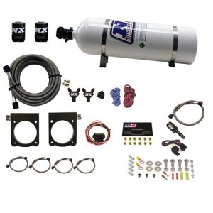 Dodge Viper Nitrous Oxide Kit - Nitrous Express - Viper Plate System (50-400HP) w/15lb Bottle - `13-`17